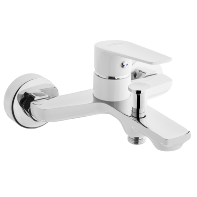 Змішувач для ванни Invena Dokos BW-19-002 білий Зображення