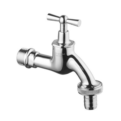 Кран садовий, хромований Invena ZW-67-015 Зображення