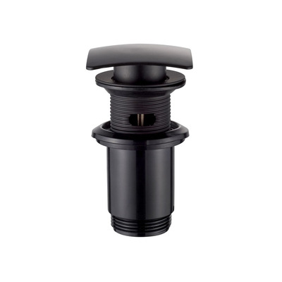 Донний клапан "click-clack", квадр.,унів, чорний мат., SC-B1-139 Зображення