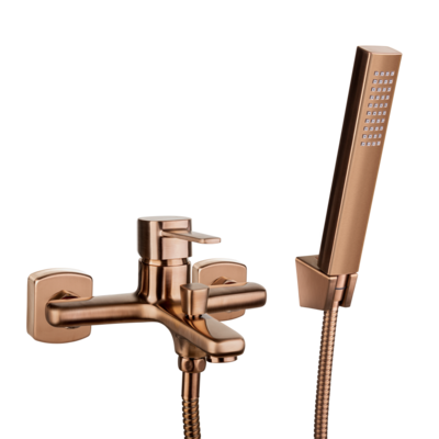 Змішувач для ванни Invena Glamour, мідний BW-02-014 Зображення