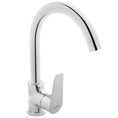 Змішувач для кухні Invena Dokos BZ-19-001 хром Зображення