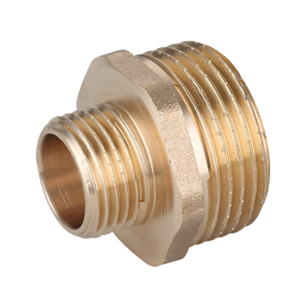 Латунний редукційний ніпель 1/2"х3/4" ZM-07-153