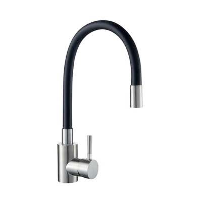 Змішувач для кухні Prata,  BZ-47-043, inox/чорний Зображення