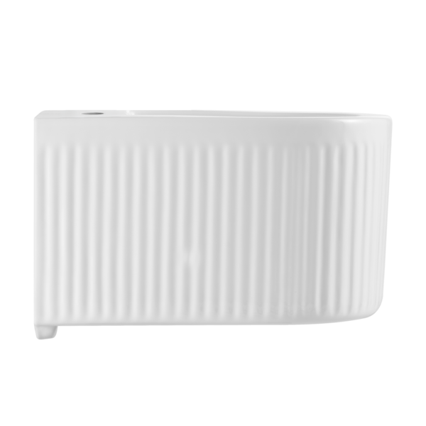 Підвісне біде Invena Glamour рифлене, біле 