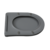 Унітаз підвісний Invena Tavro безобідковий (Rimless) з сидінням Soft-Close, сірий матовий