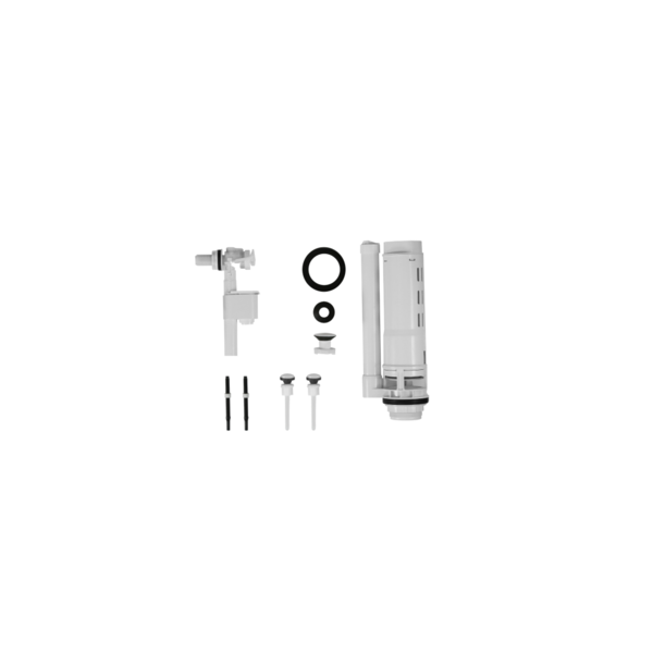 Унітаз-компакт Invena Nyks безобідковий (Rimless), квадратний, з сидінням Soft-Close