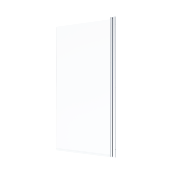 Шторка для ванни 1-елементна Invena 70 x 140 см, прозоре скло, хром
