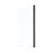 Шторка для ванни 1-елементна Invena 70 x 140 см, прозоре скло, чорна матова