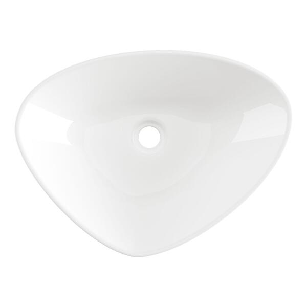 Раковина накладна, трикутна 50 см. TRIGONO, CE-58-001
